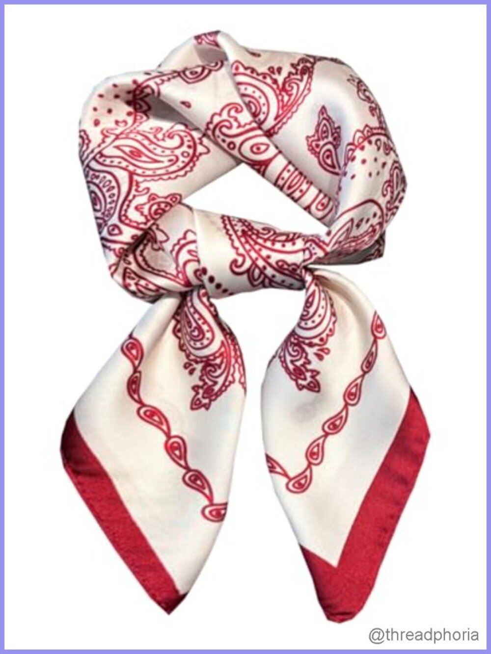 Satin Square Scarf Headscarf for Women - 27.5" Lightweight Hair Scarf